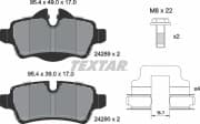 OEM BRAKE PAD SET/MINI-COOP/R58 2428901