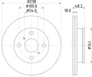 OEM BRAKE ROTOR ND1053K