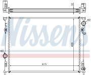 OEM RADIATOR ASSY, A/C 61014A