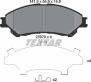 OEM PAD KIT, DISC BRAKE 2597901