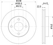 OEM BRAKE ROTOR ND2012K