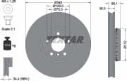 OEM BRAKE DISC FRT RHT-5F07/F10 92253825