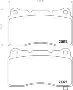 OEM PAD KIT, DISC BRAKE NP3036