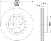 OEM BRAKE ROTOR ND7003K