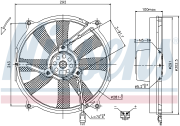 OEM FAN RADIATOR/W202 C CLASS 85701