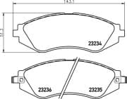 OEM PAD KIT, DISC BRAKE NP6028