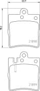 OEM BRAKE PAD MDB1991