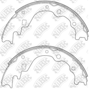 OEM SHOE KIT, DRUM BRAKE FN3349