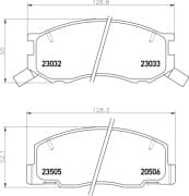 OEM PAD KIT, DISC BRAKE NP1014