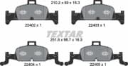 OEM PAD KIT, DISC BRAKE 2240201