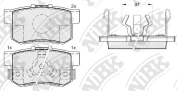 OEM PAD KIT, DISC BRAKE PN8807