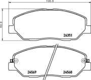 OEM PAD KIT, DISC BRAKE NP6030