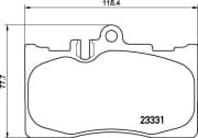 OEM PAD KIT, DISC BRAKE NP1079