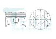 OEM PISTON ASSY 46347100