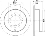 OEM BRAKE ROTOR ND1042K