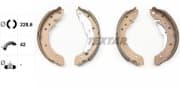 OEM SHOE KIT, DRUM BRAKE 91044000