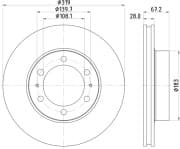 OEM BRAKE ROTOR ND1034K