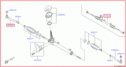 OEM END ASSY, TIE ROD STEERING 486471U61A