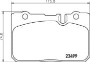 OEM PAD KIT, DISC BRAKE NP1063