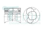 OEM PISTON STD 4BE1 II ALFIN 39612ASTD