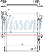 OEM RADIATOR ASSY, ENGINE COOLANT 62896