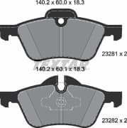 OEM PAD KIT, DISC BRAKE 2328101