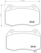 OEM PAD KIT, DISC BRAKE NP2033