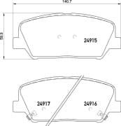 OEM PAD KIT, DISC BRAKE NP6047