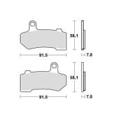 OEM PAD KIT, DISC BRAKE MCB781SV