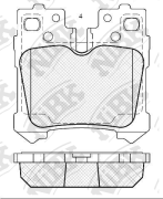 OEM PAD KIT, DISC BRAKE PN1844