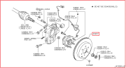 OEM BRAKE ROTOR 432061LB0A