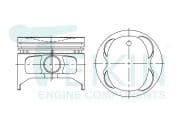 OEM PISTON ASSY 46621STD