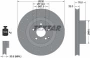 OEM BRAKE DISC FRONT-W220 92099205