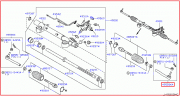 OEM END ASSY, TIE ROD STEERING D8640EG00C