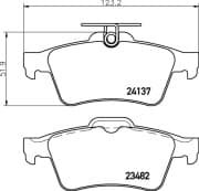 OEM PAD KIT, DISC BRAKE NP5009