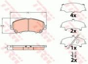 OEM PAD KIT, DISC BRAKE GDB3648