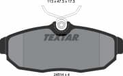 OEM PAD KIT, DISC BRAKE 2451401