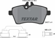 OEM BRAKE PAD FRT-A(W169) 2407702