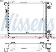 OEM RADIATOR W201/2.3-16V 62650