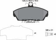 OEM PAD KIT, DISC BRAKE 2151504