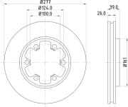 OEM BRAKE ROTOR ND2014