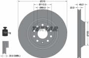 OEM BRAKE DISC RR/A3/GOLF/PASSAT 92140703