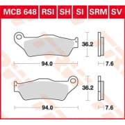 OEM PAD KIT, DISC BRAKE MCB648