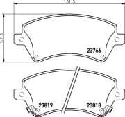 OEM PAD KIT, DISC BRAKE NP1049