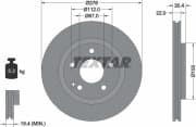 OEM BRAKE DISC FRT VENT DB W168/A170,A190,A210 92099600