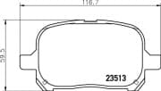 OEM PAD KIT, DISC BRAKE NP1033