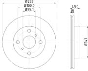 OEM BRAKE ROTOR ND1041K