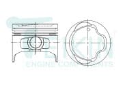 OEM PISTON ASSY 46274050