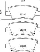 OEM PAD KIT, DISC BRAKE NP6020