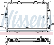 OEM RADIATOR ASSY, ENGINE COOLANT 62746A